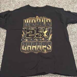 TG 25X Black and Gold World Champs T-Shirt